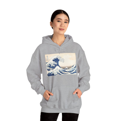 Great Wave off Kanagawa Hoodie - Hokusai Japanese Ukiyo-e Unisex Sweatshirt