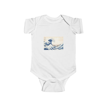 Great Wave off Kanagawa Baby Bodysuit - Hokusai Japanese Art Infant Onesie