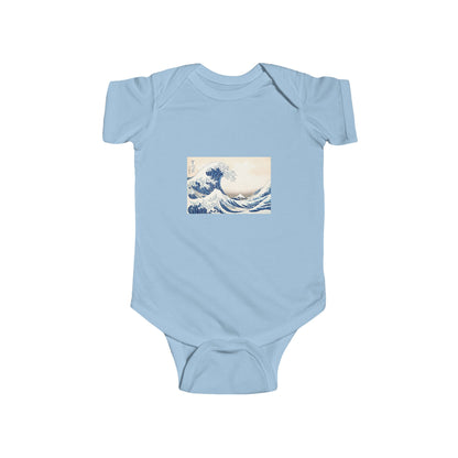 Great Wave off Kanagawa Baby Bodysuit - Hokusai Japanese Art Infant Onesie