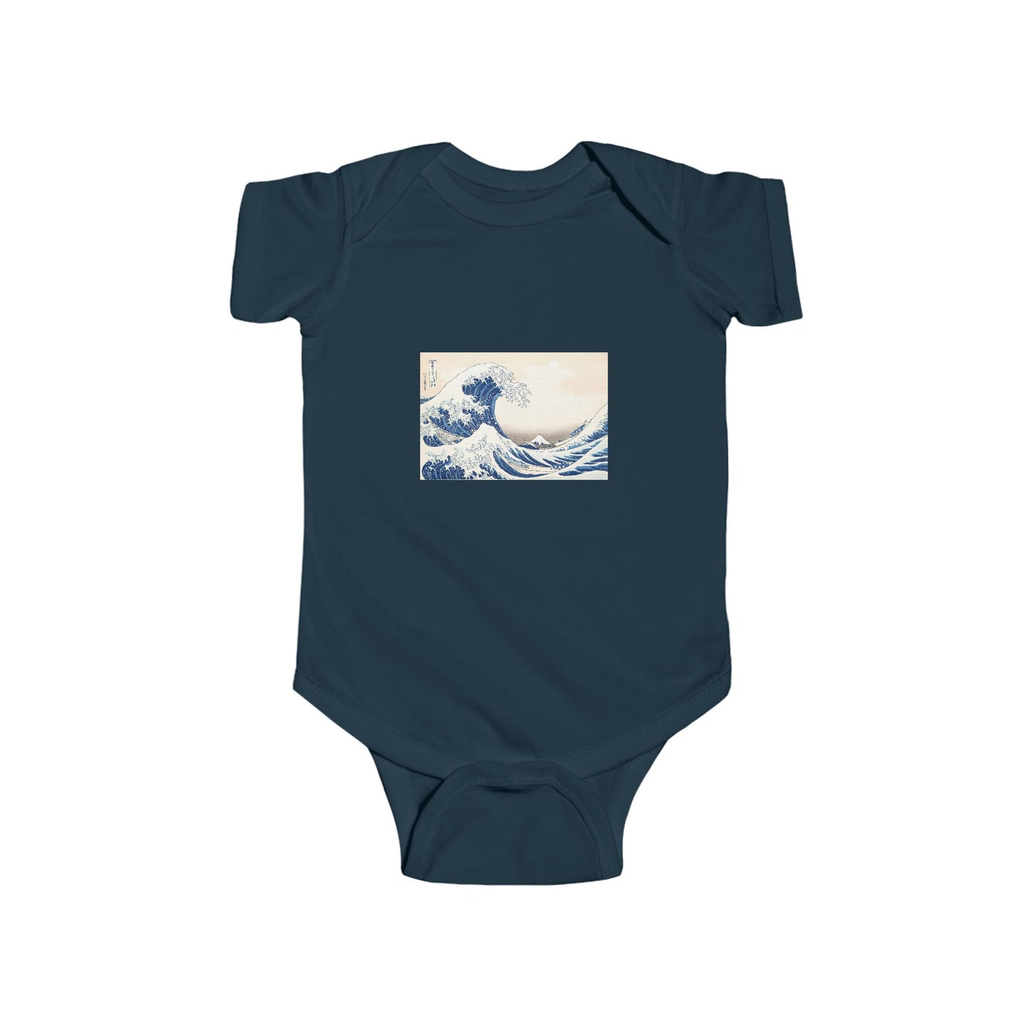 Great Wave off Kanagawa Baby Bodysuit - Hokusai Japanese Art Infant Onesie