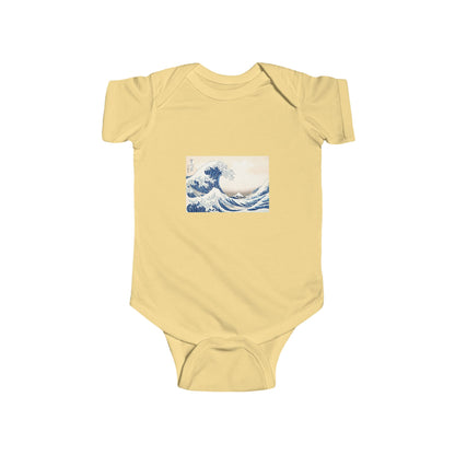 Great Wave off Kanagawa Baby Bodysuit - Hokusai Japanese Art Infant Onesie