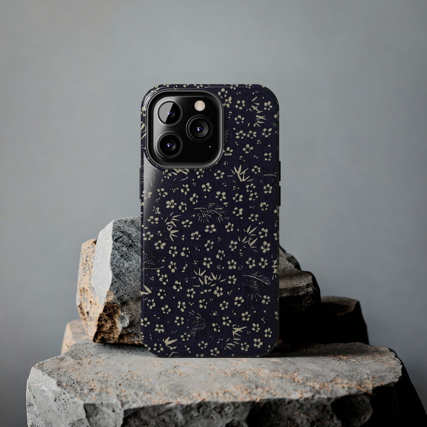 Taisho Era Shochikubai Phone Case | 1926 Pine, Bamboo & Plum | Japanese Chiyogami Art