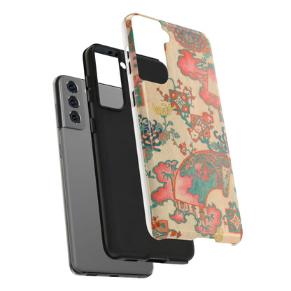 Meiji Era Fan & Chrysanthemum Phone Case | 1901 Zuan Hyakushu | Japanese Art