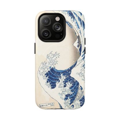 Great Wave off Kanagawa Tough Magnetic Phone Case - Hokusai Japanese Ukiyo-e Art