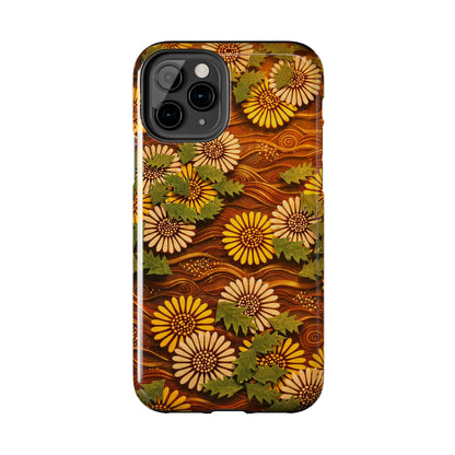 Japanese Dandelion Sunset Glow Tough Phone Case | Kamisaka Sekka 1901 | Meiji Era Art