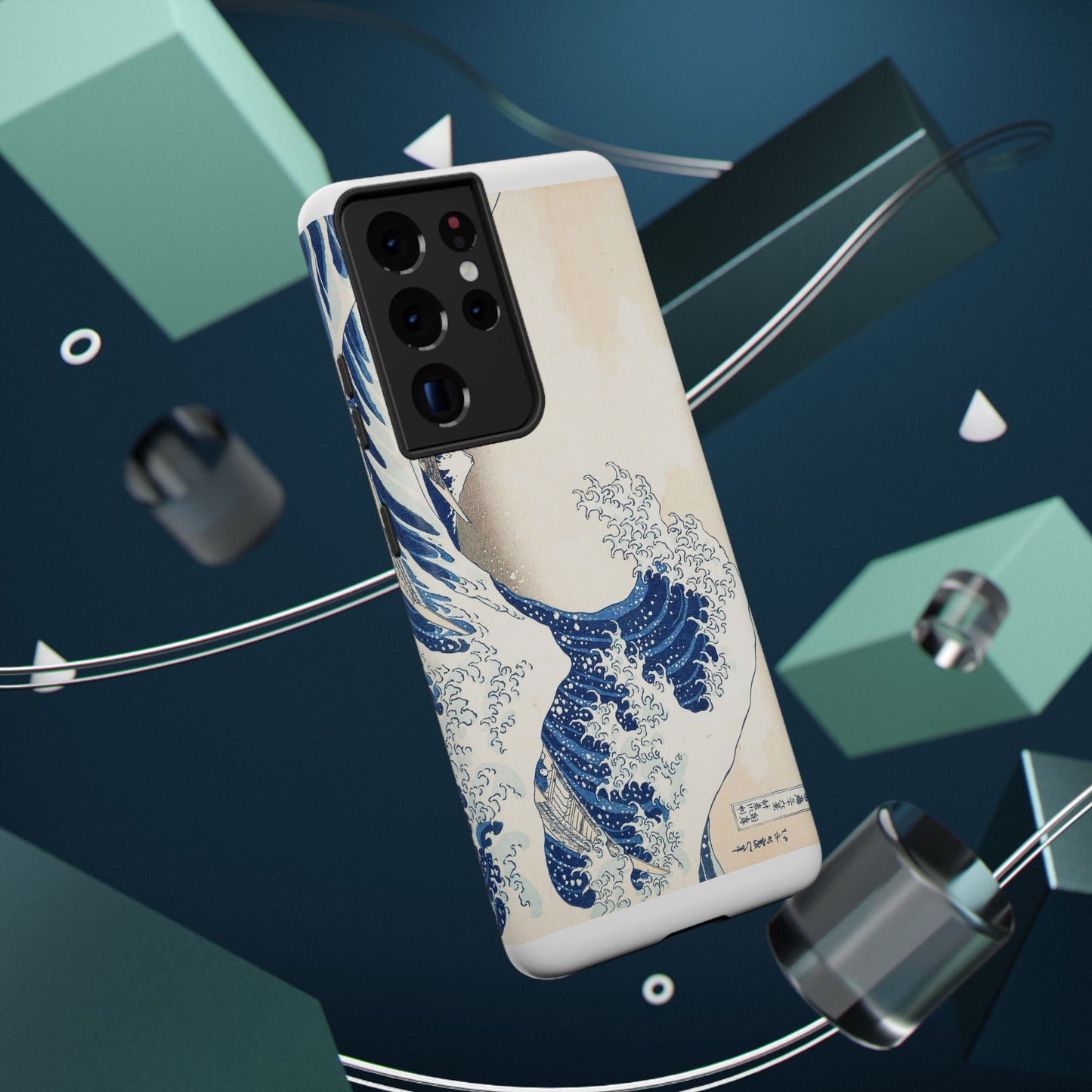 Hokusai "The Great Wave" Shockproof Phone Case | Edo Era Japanese Ukiyo-e Art | Dual Layer Protection