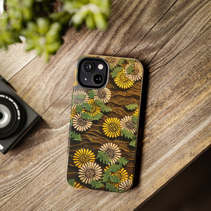 Japanese Dandelion Tough Phone Case | Kamisaka Sekka Zuanbyakushu 1901 | Meiji Era Art