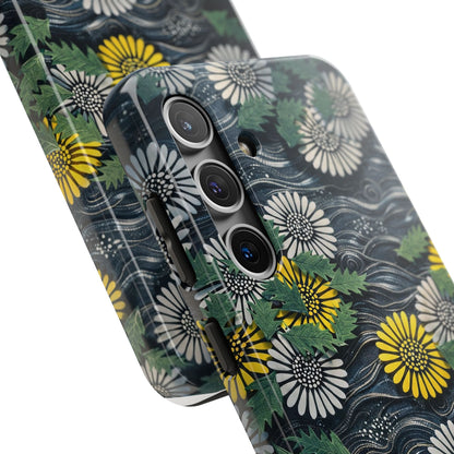 Japanese Dandelion Moonlight Tough Phone Case | Kamisaka Sekka 1901 | Meiji Era Art