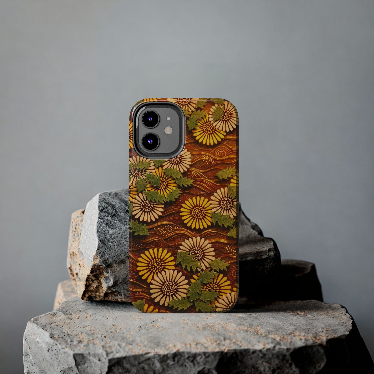 Japanese Dandelion Sunset Glow Tough Phone Case | Kamisaka Sekka 1901 | Meiji Era Art