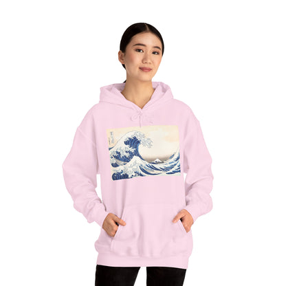 Great Wave off Kanagawa Hoodie - Hokusai Japanese Ukiyo-e Unisex Sweatshirt