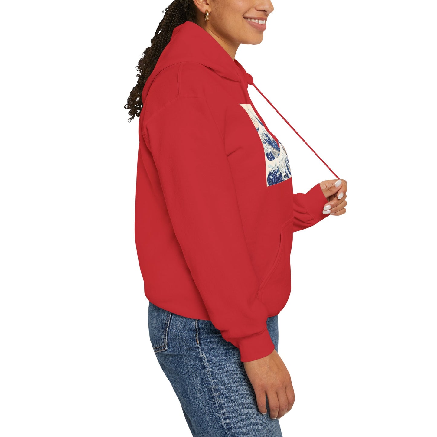 Great Wave off Kanagawa Hoodie - Hokusai Japanese Ukiyo-e Unisex Sweatshirt