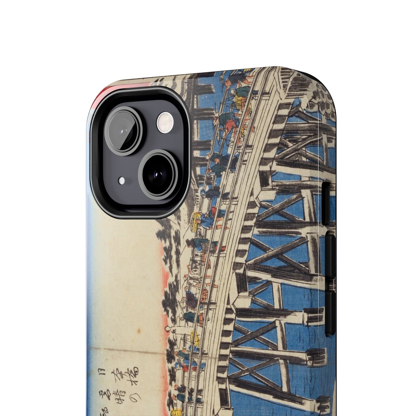 浮世絵ブリッジ・ミニマルスマホケース Ukiyo-e Bridge Minimalist Phone Case