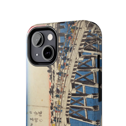浮世絵ブリッジ・ミニマルスマホケース Ukiyo-e Bridge Minimalist Phone Case