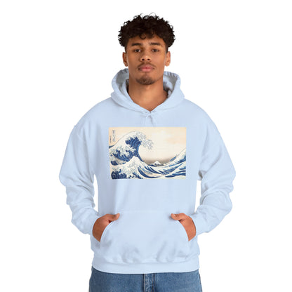 Great Wave off Kanagawa Hoodie - Hokusai Japanese Ukiyo-e Unisex Sweatshirt
