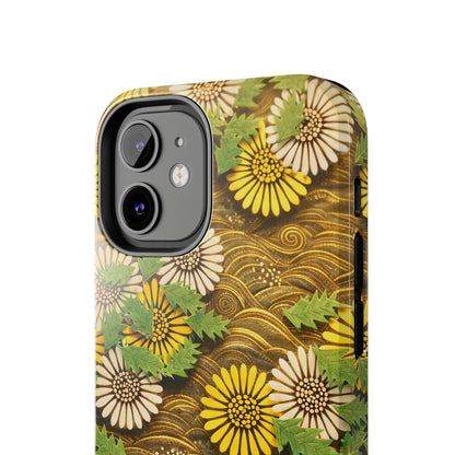 Japanese Dandelion Morning Glow Tough Phone Case | Kamisaka Sekka 1901 | Meiji Era Art