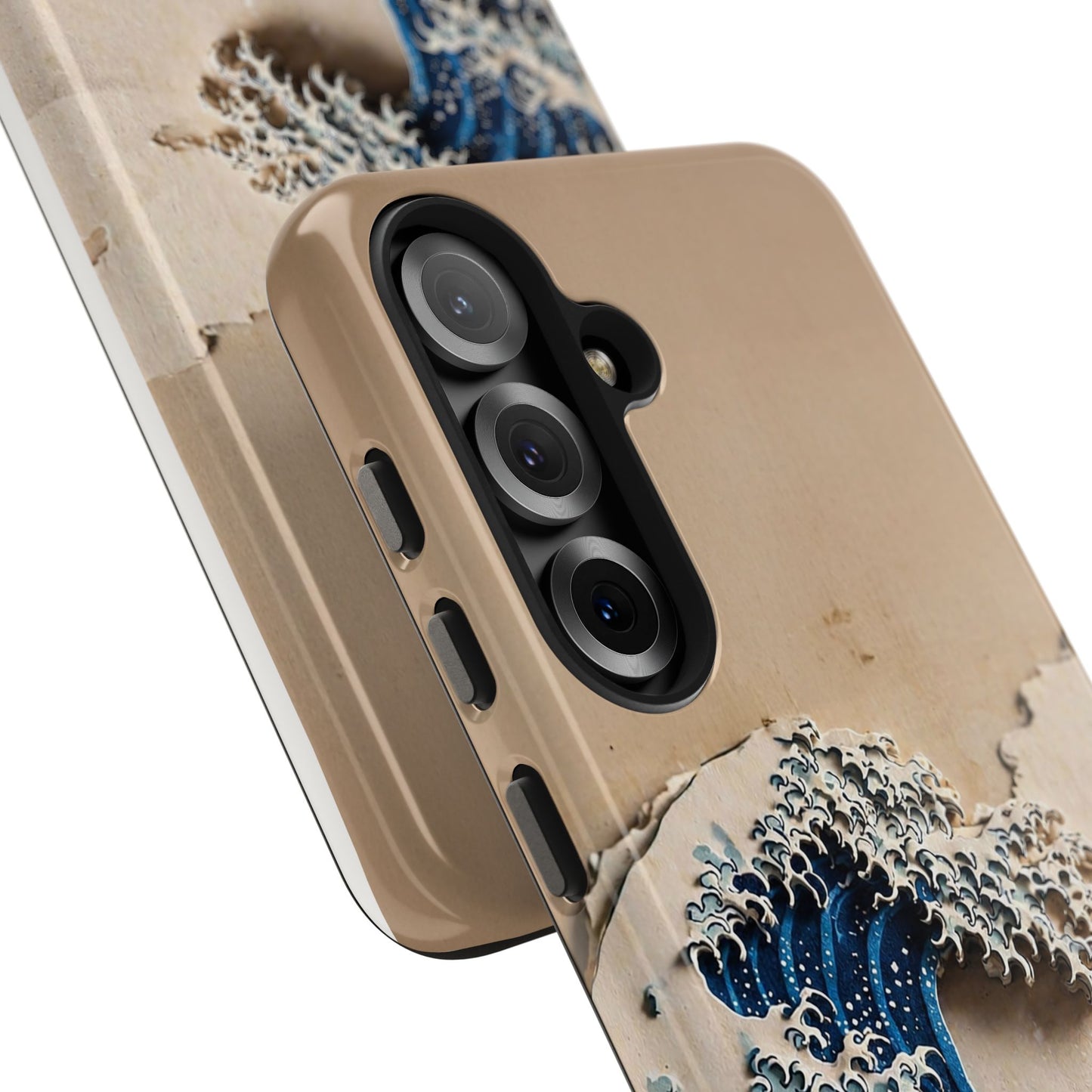 Japanese Great Wave Phone Case | Hokusai Katsushika 3D Art | Edo Era Masterpiece | Fuji Mountain