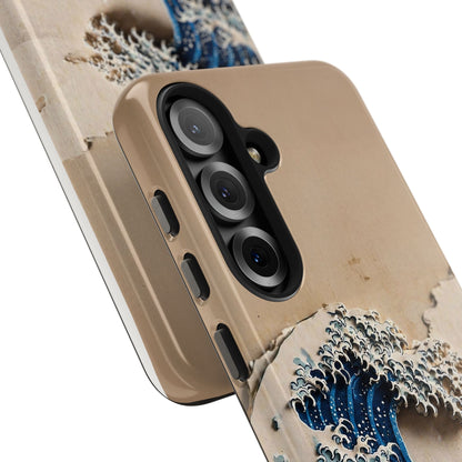 Japanese Great Wave Phone Case | Hokusai Katsushika 3D Art | Edo Era Masterpiece | Fuji Mountain