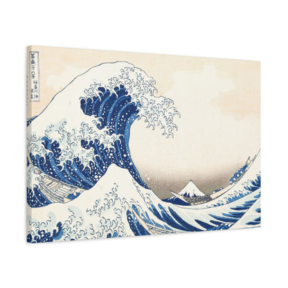 Great Wave off Kanagawa Canvas Print - Hokusai Japanese Ukiyo-e Wall Art