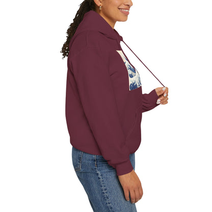 Great Wave off Kanagawa Hoodie - Hokusai Japanese Ukiyo-e Unisex Sweatshirt