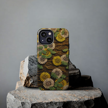 Japanese Dandelion Tough Phone Case | Kamisaka Sekka Zuanbyakushu 1901 | Meiji Era Art