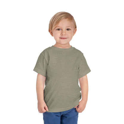 Great Wave off Kanagawa Toddler T-Shirt - Hokusai Japanese Art Back Print Kids Tee