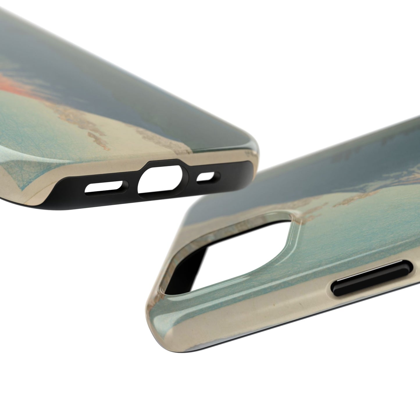 Red Fuji Japanese Ukiyo-e Phone Case - Hokusai Mount Fuji Art Cover