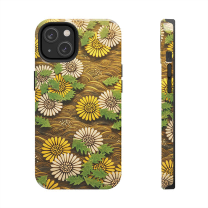 Japanese Dandelion Morning Glow Tough Phone Case | Kamisaka Sekka 1901 | Meiji Era Art