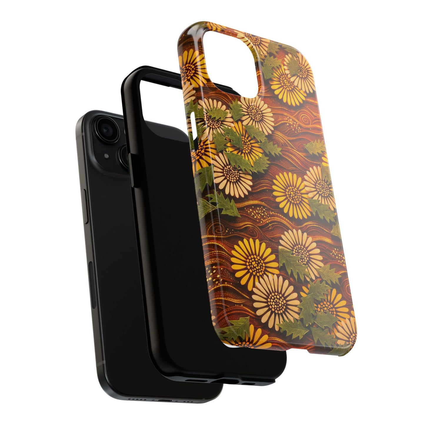 Japanese Dandelion Sunset Glow Tough Phone Case | Kamisaka Sekka 1901 | Meiji Era Art
