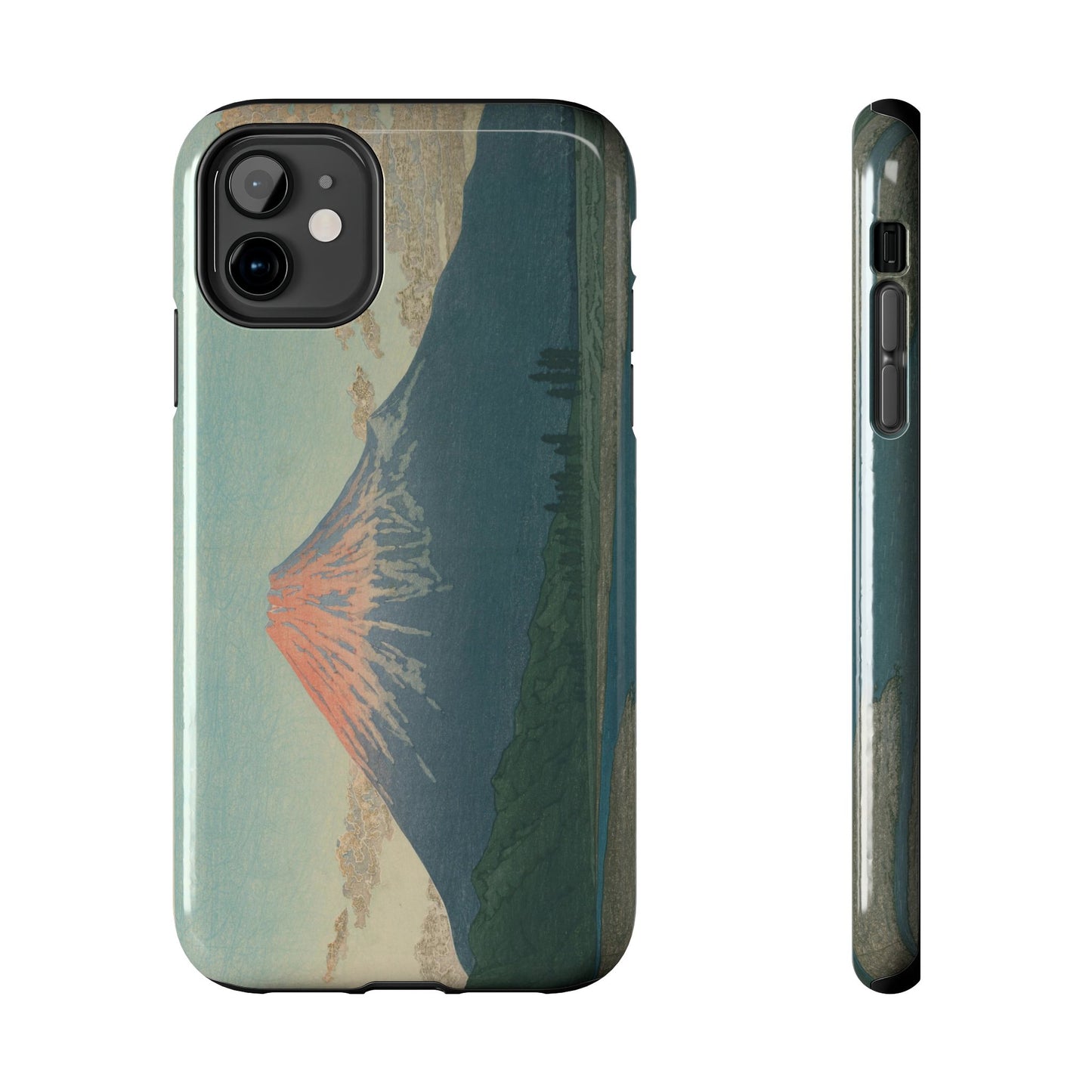 Red Fuji Japanese Ukiyo-e Phone Case - Hokusai Mount Fuji Art Cover