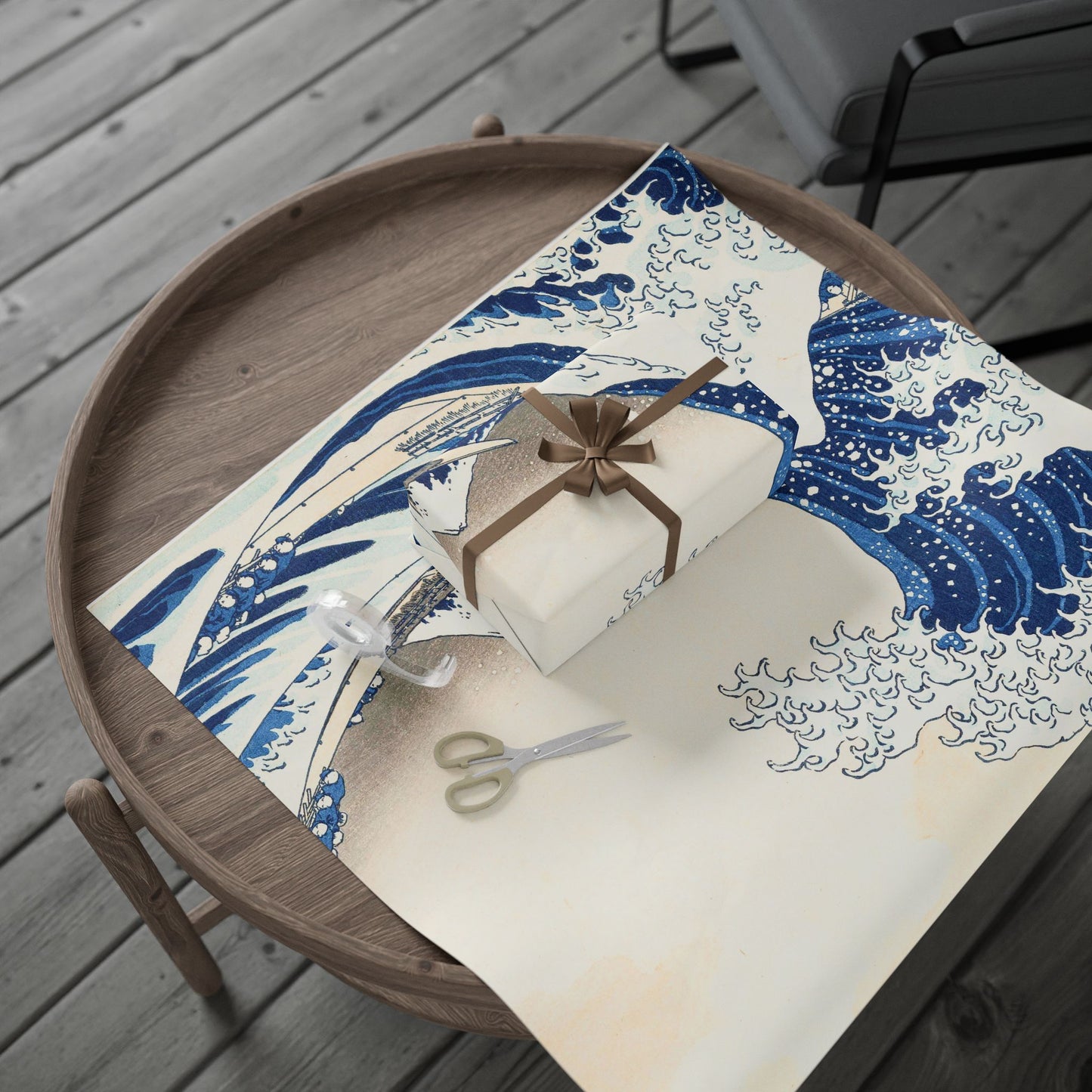 Great Wave off Kanagawa Wrapping Paper - Hokusai Japanese Ukiyo-e Gift Wrap