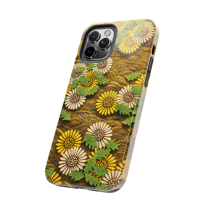 Japanese Dandelion Morning Glow Tough Phone Case | Kamisaka Sekka 1901 | Meiji Era Art