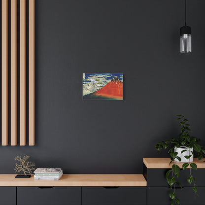 Red Fuji Canvas Print - Hokusai Fine Wind Clear Morning Japanese Ukiyo-e Wall Art