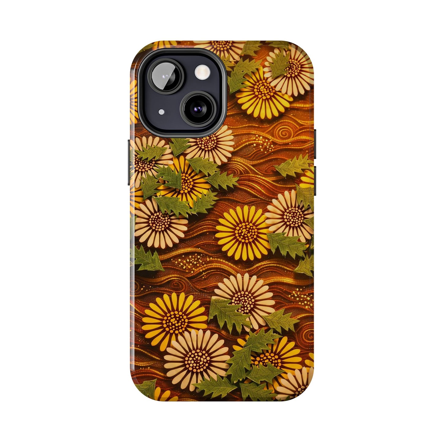 Japanese Dandelion Sunset Glow Tough Phone Case | Kamisaka Sekka 1901 | Meiji Era Art