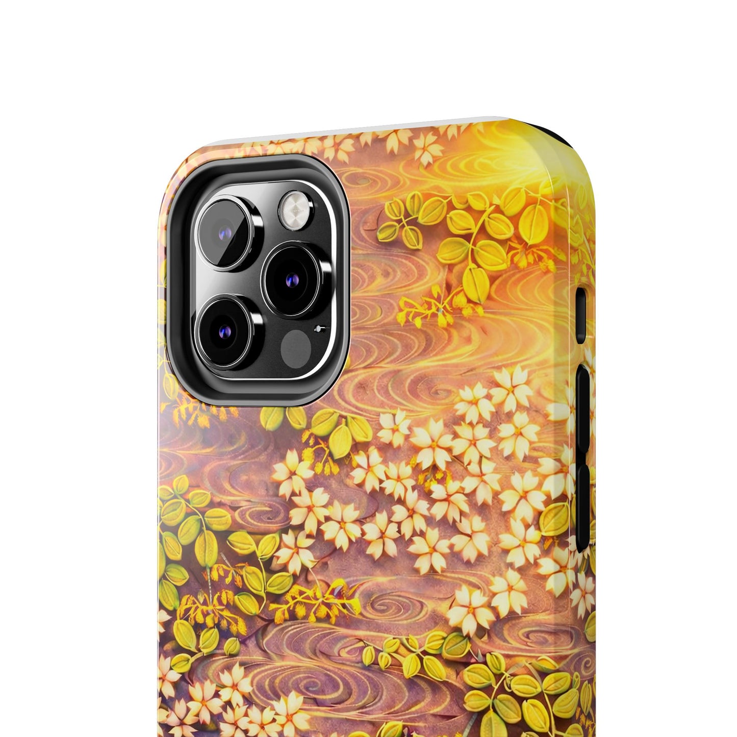 Sakura River Morning Light Phone Case – Japanese Chiyogami Inspired