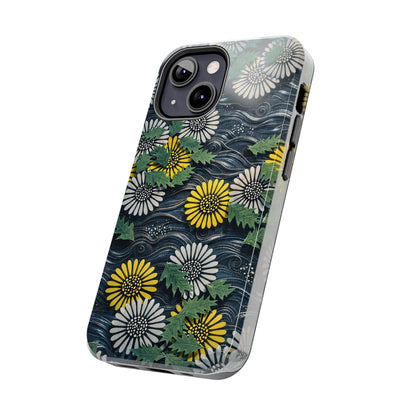 Japanese Dandelion Moonlight Tough Phone Case | Kamisaka Sekka 1901 | Meiji Era Art