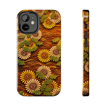 Japanese Dandelion Sunset Glow Tough Phone Case | Kamisaka Sekka 1901 | Meiji Era Art