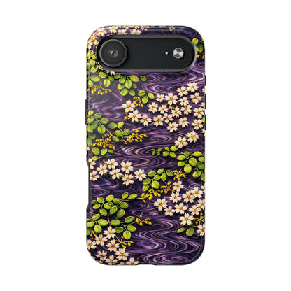Sakura River Phone Case – Japanese Chiyogami Inspired Design