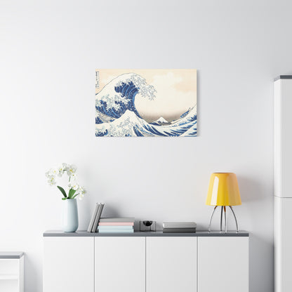 Great Wave off Kanagawa Canvas Print - Hokusai Japanese Ukiyo-e Wall Art