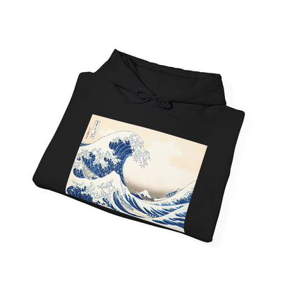 Great Wave off Kanagawa Hoodie - Hokusai Japanese Ukiyo-e Unisex Sweatshirt
