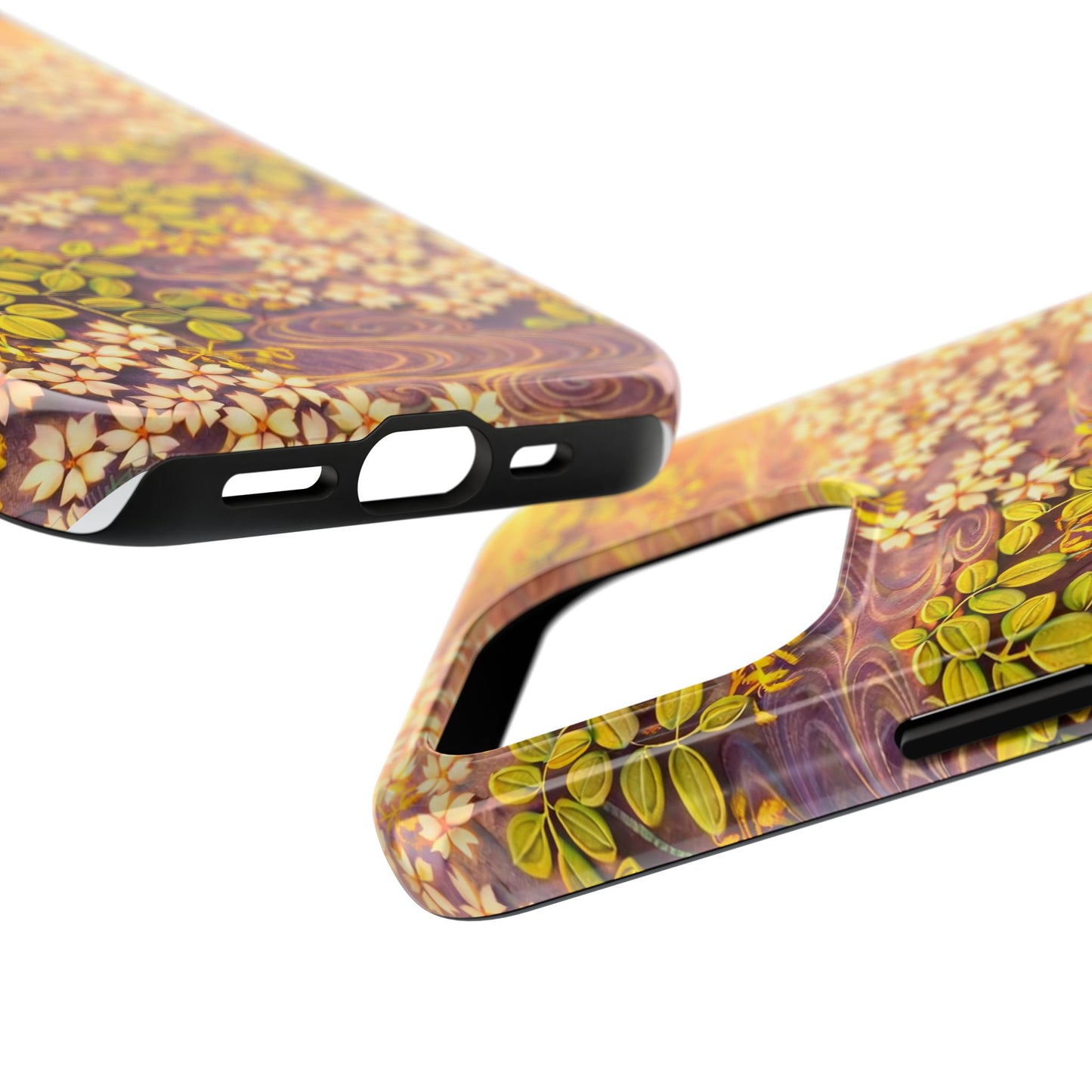 Sakura River Morning Light Phone Case – Japanese Chiyogami Inspired