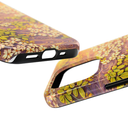 Sakura River Morning Light Phone Case – Japanese Chiyogami Inspired