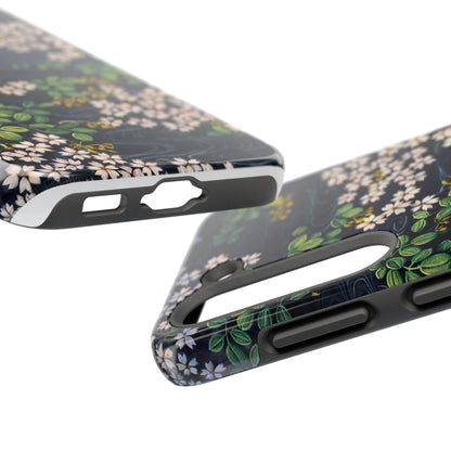 Sakura River Night Phone Case – Japanese Chiyogami Inspired Design