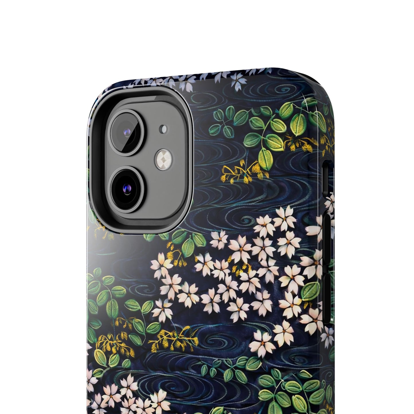 Sakura River Night Phone Case – Japanese Chiyogami Inspired Design