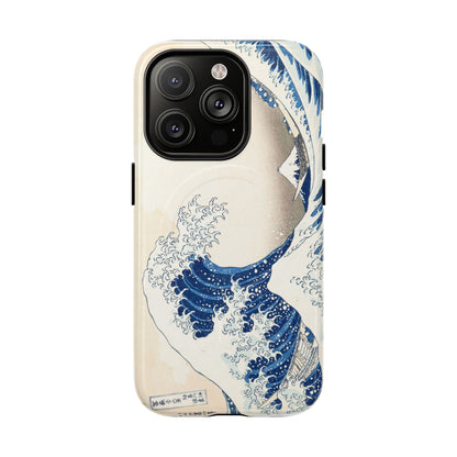 Great Wave off Kanagawa Tough Magnetic Phone Case - Hokusai Japanese Ukiyo-e Art