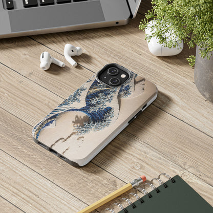 Great Wave 3D Embossed Tough Phone Case – Hokusai Japanese Art