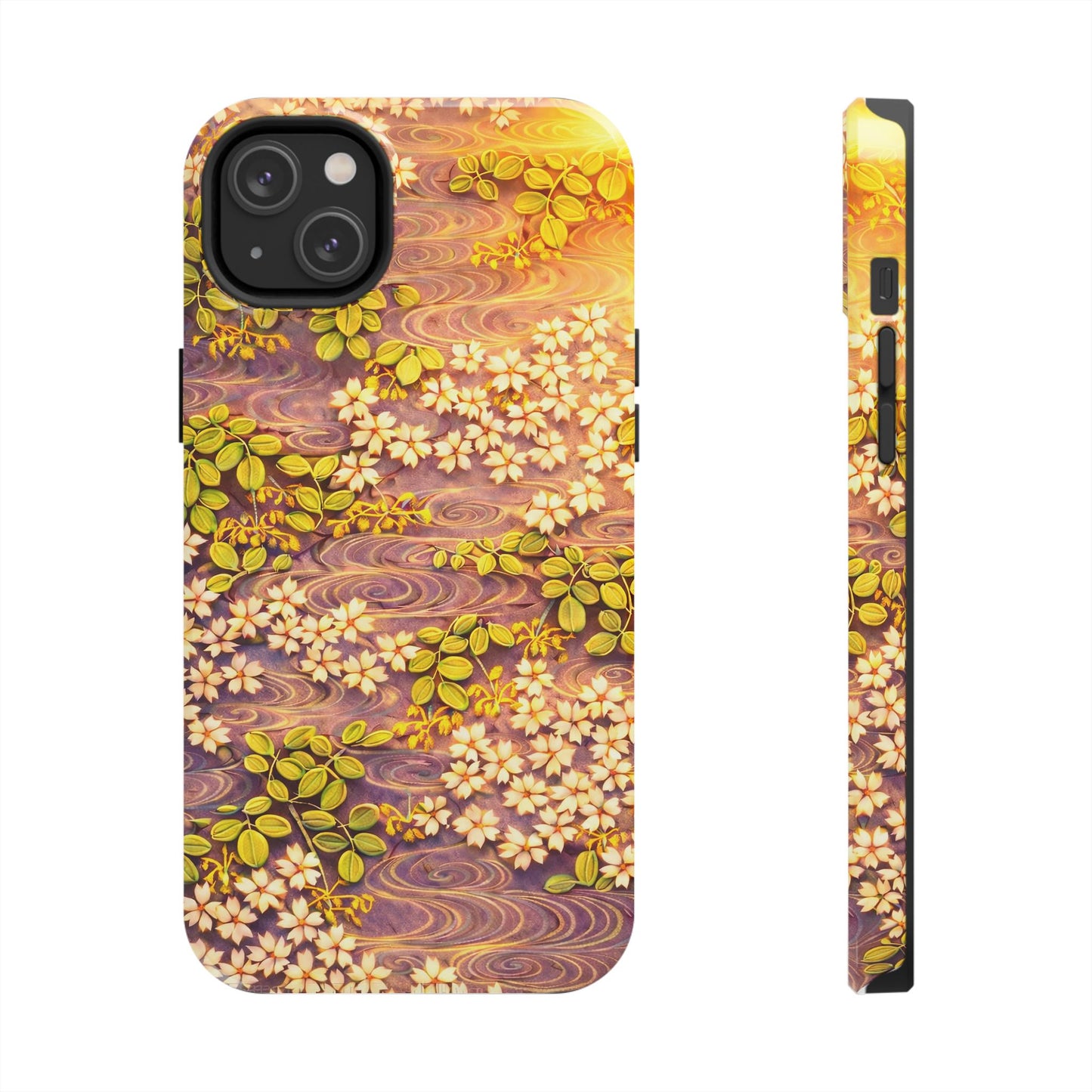 Sakura River Morning Light Phone Case – Japanese Chiyogami Inspired
