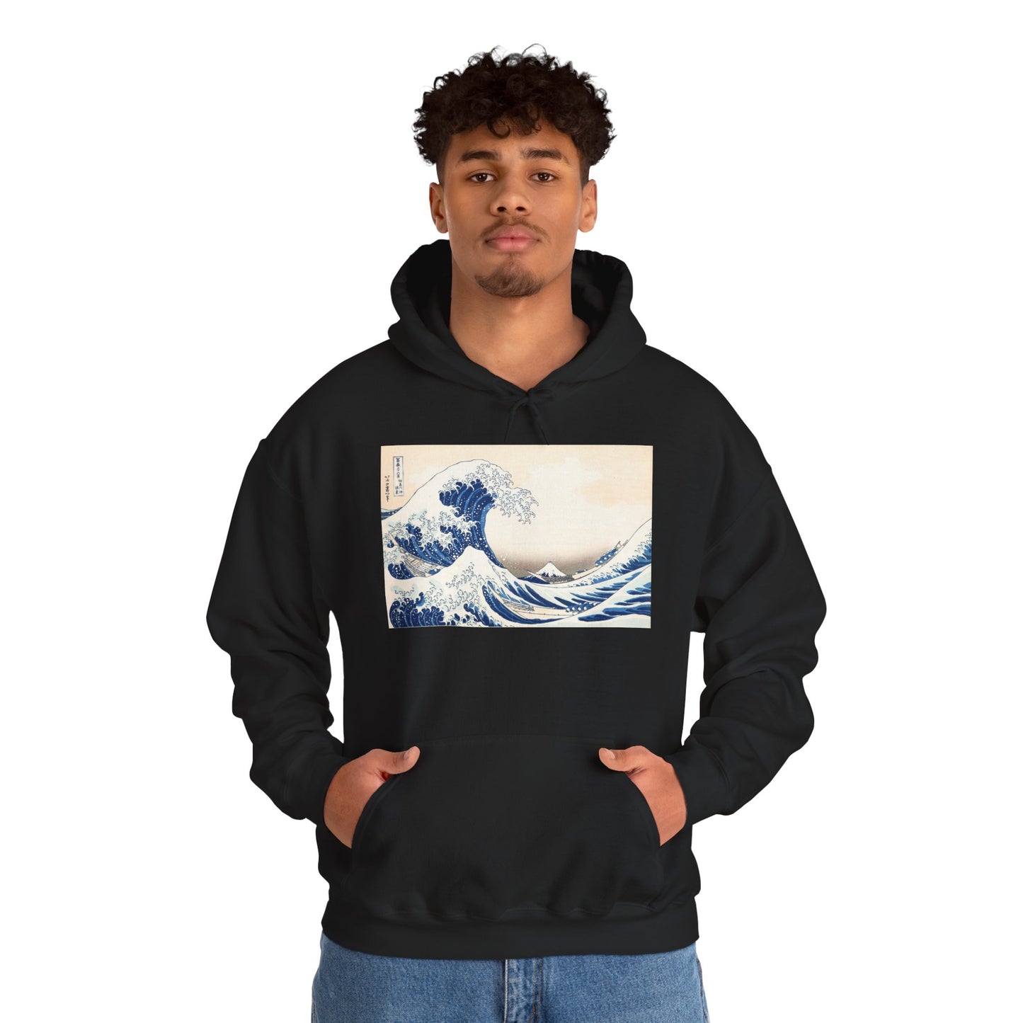Great Wave off Kanagawa Hoodie - Hokusai Japanese Ukiyo-e Unisex Sweatshirt