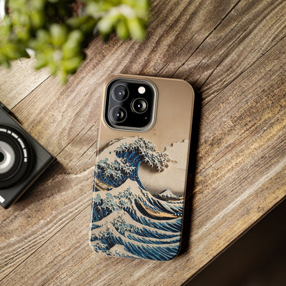 Japanese Great Wave Phone Case | Hokusai Katsushika 3D Art | Edo Era Masterpiece | Fuji Mountain