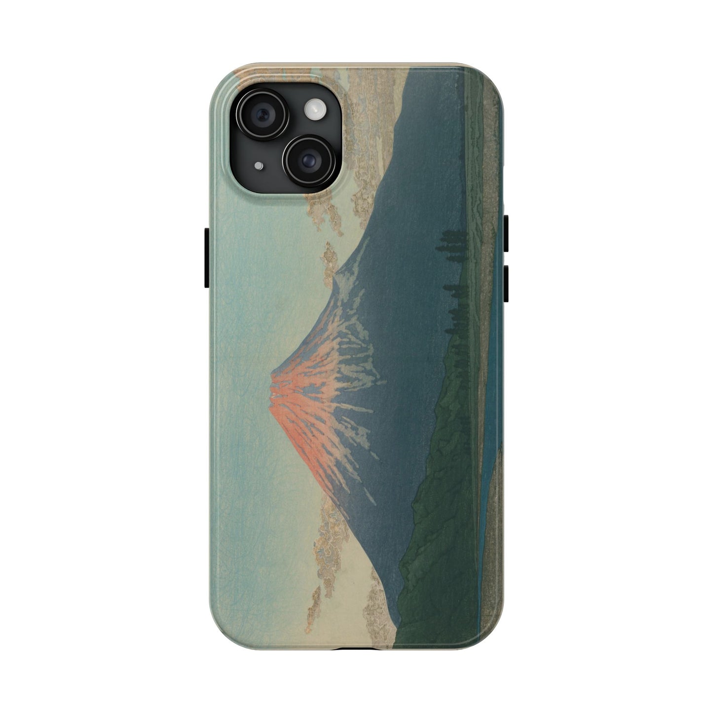 Red Fuji Japanese Ukiyo-e Phone Case - Hokusai Mount Fuji Art Cover