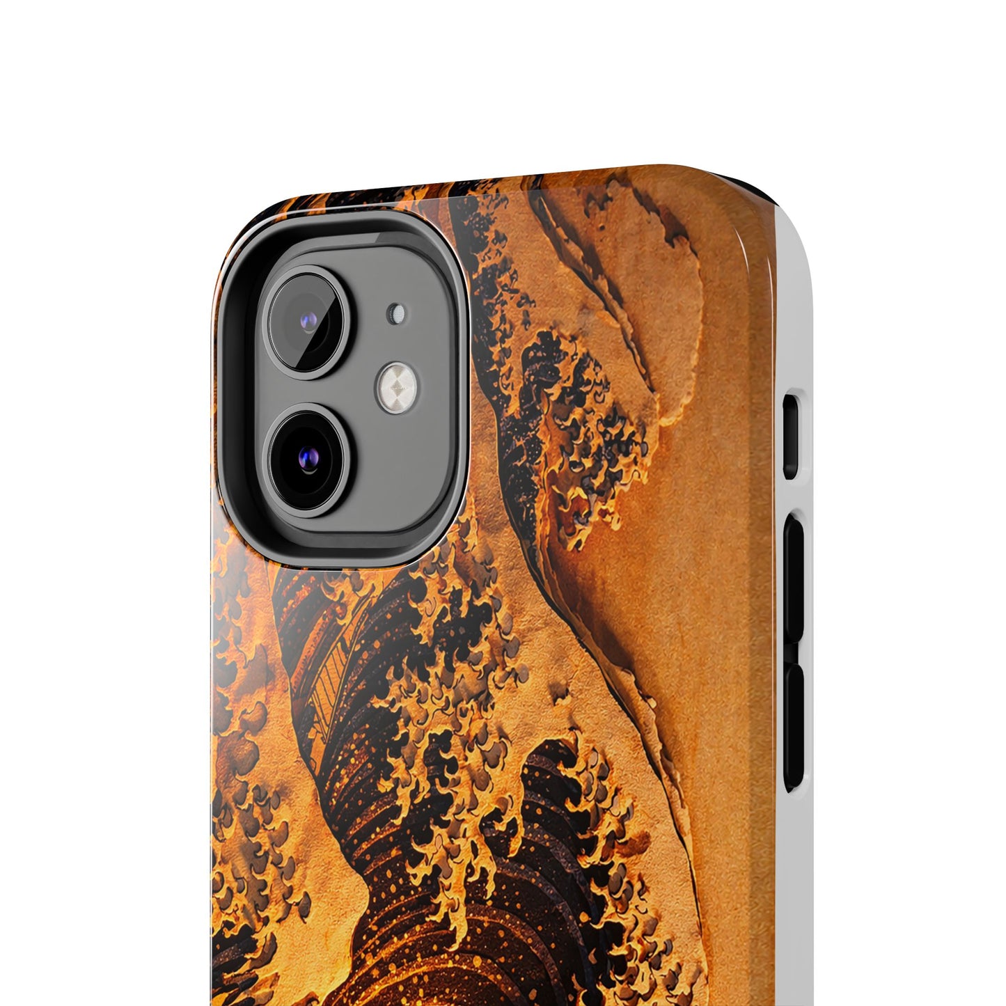 Golden Wave Tough Phone Case – Hokusai Sunset Japanese Art